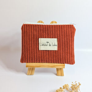 Petite pochette terracotta