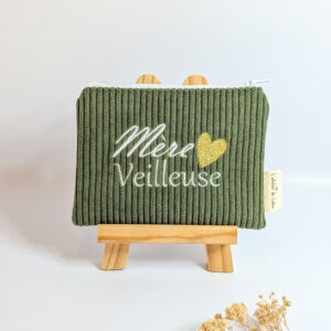 Petite pochette Mère veilleuse vert