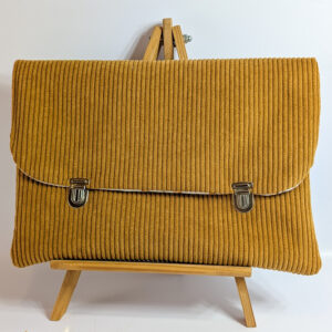 Pochette ordinateur & tablette ocre