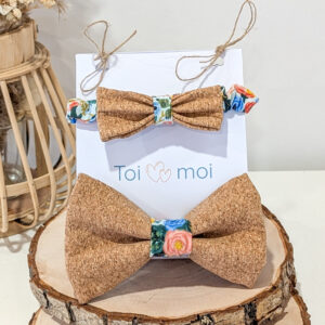 Match parfait : nœud papillon & chouchou coordonnés