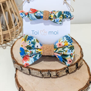 Match parfait : nœud papillon & chouchou coordonnés